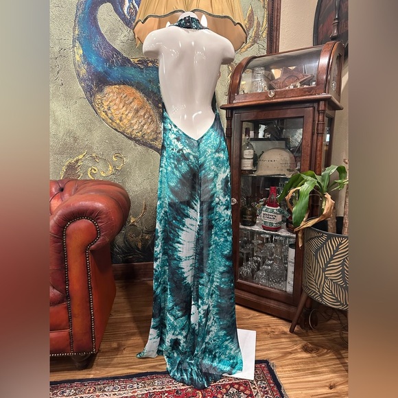 H&M Teal and Black Maxi Dress - Picture 5 of 7